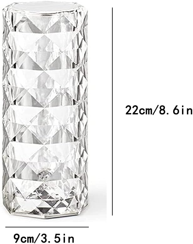 LED Crystal Table Lamp