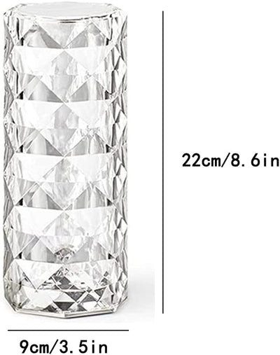 LED Crystal Table Lamp