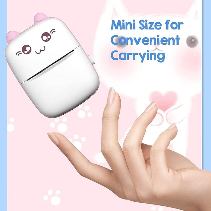 Portable Mini Pocket Printer BT Thermal Printer