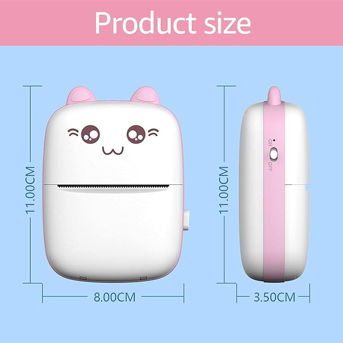 Portable Mini Pocket Printer BT Thermal Printer