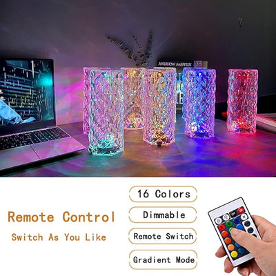 LED Crystal Table Lamp